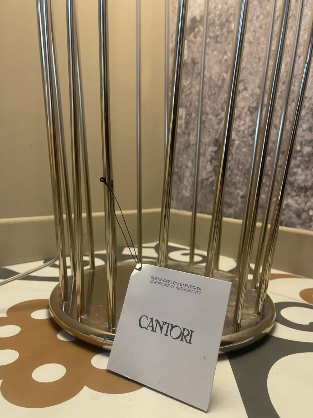 Cantori Da terra Sofia piantana alta paralume corto Oro a prezzi outlet- Lampade Da Terra