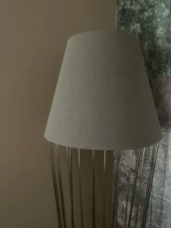 Cantori Da terra Sofia piantana alta paralume corto Oro a prezzi outlet- Lampade Da Terra