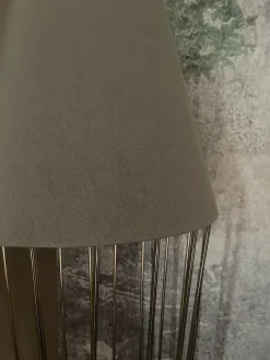 Cantori Da terra Sofia piantana alta paralume corto Oro a prezzi outlet- Lampade Da Terra