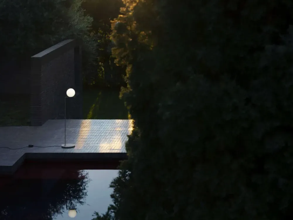 Flos Da terra Ic f1 outdoor stile Design con forte sconto- Lampade Da Terra