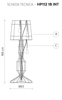 Sale Da terra in altro Sisma piantana   a prezzo scontato Lampade Da Terra