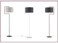 Hot Da terra in metallo Morfeo a prezzo Outlet Lampade Da Terra