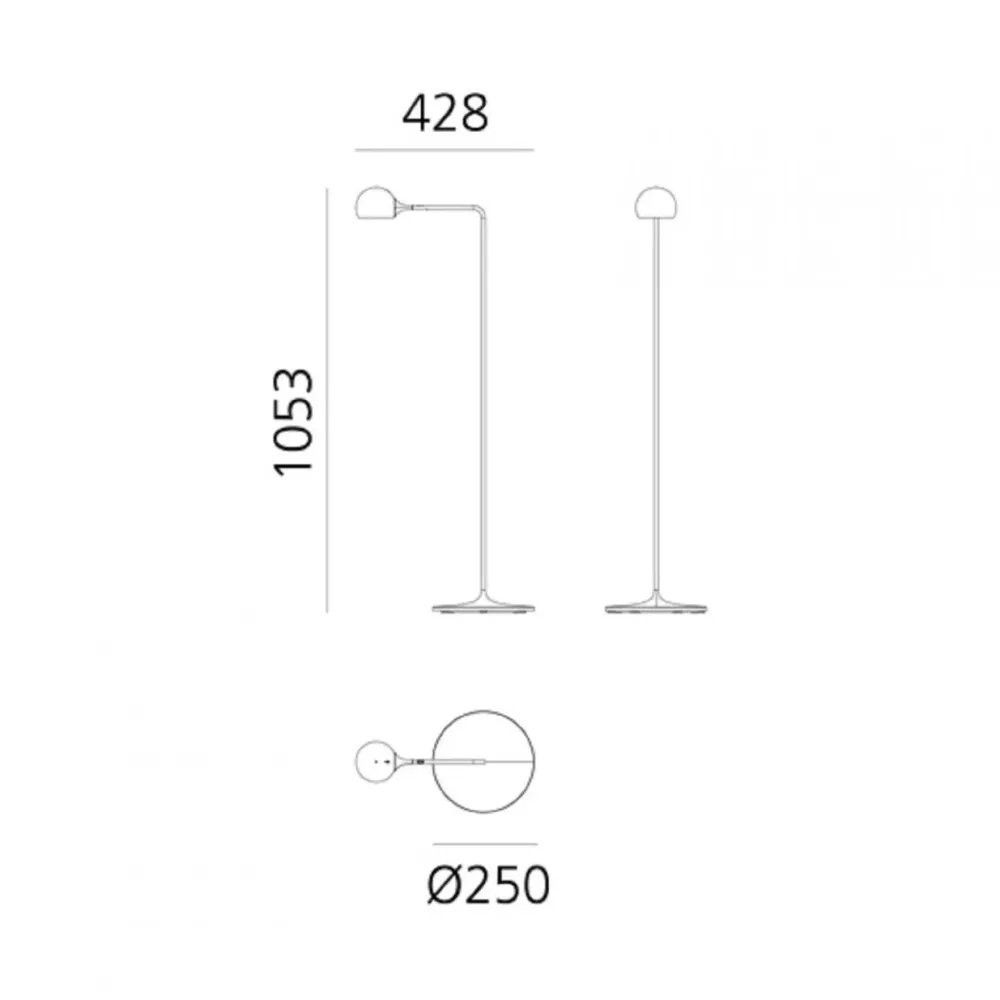 Artemide Da terra Ixa in Offerta Outlet- Lampade Da Terra