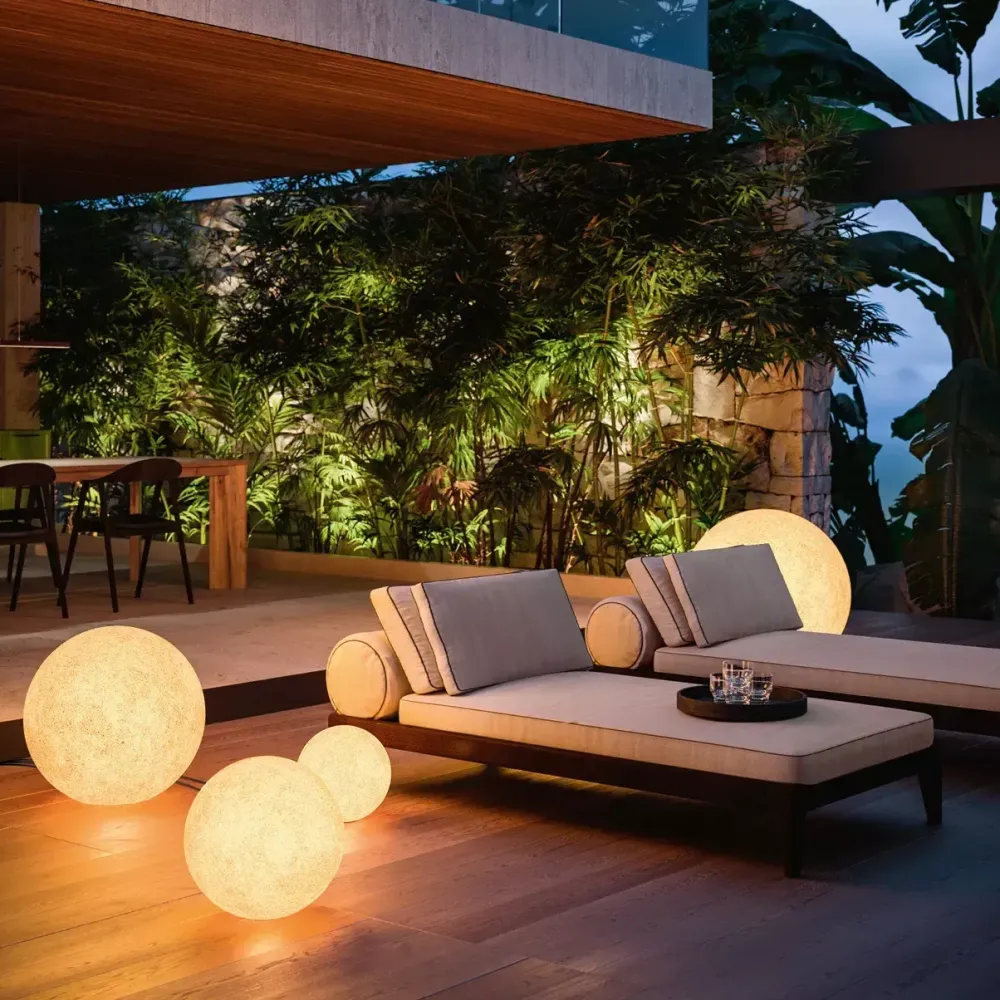 Linea Light Da terra 16130 oh mars globo per esterno ip65 stile Moderna in offerta- Lampade Da Terra
