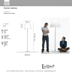 Luceplan Da terra con SCONTO IMPERDIBILE- Lampade Da Terra