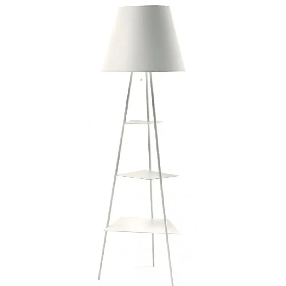 Mogg Da terra Tribeca Bianco a prezzi outlet- Lampade Da Terra