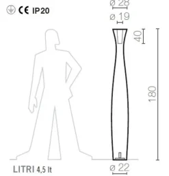 Da terra Scarlett Altri colori a prezzi outlet Lampade Da Terra