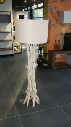 Da terra stile Etnico Lampada a piantana drift wood in saldo^Ideal Lux Clearance