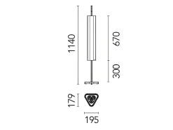 Da terra stile Moderna Emi floor scontato^Flos Clearance