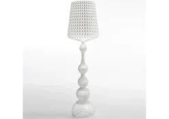 Da terra stile Moderna Kabuki lampada da terra bianca in offerta outlet^Kartell New