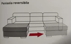 Sale Divani letto con penisola Florida : con uno SCONTO ESCLUSIVO del 38% Divani