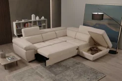 Clearance Divani letto con penisola Fuller OFFERTA OUTLET Divani