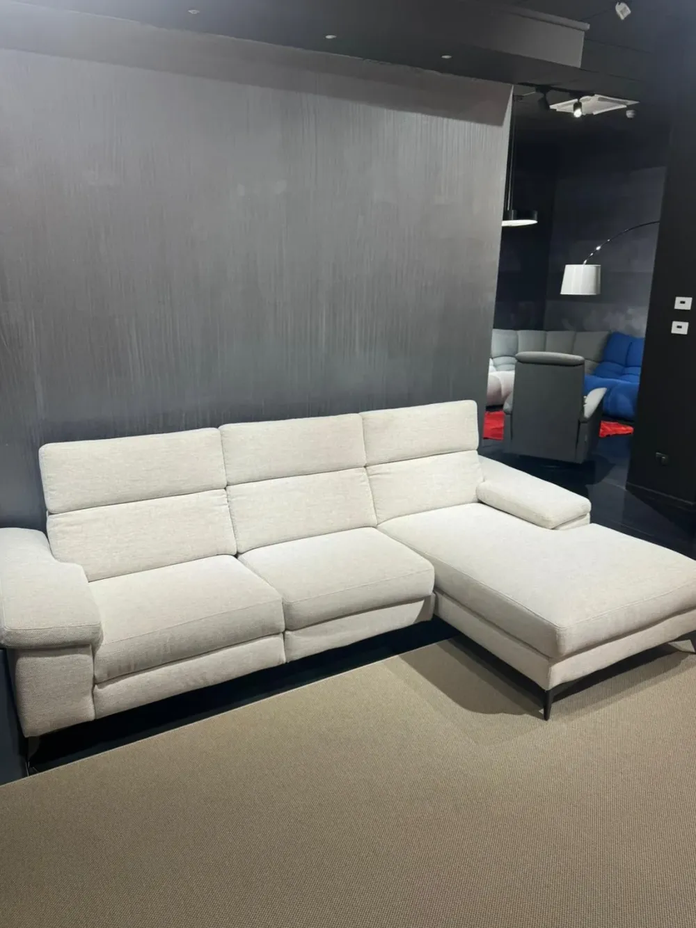 Divani letto con penisola in Tessuto a prezzo ribassato^Samoa Best