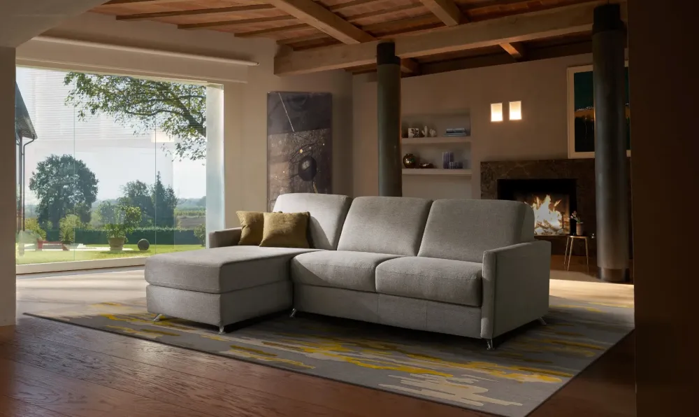 Vitarelax Divani letto con penisola in Tessuto a prezzo scontato- Divani