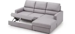 Excò Divani letto con penisola Divano-letto mod.miki con chaise-longue in promo-sconto del 50% a prezzo scontato- Divani