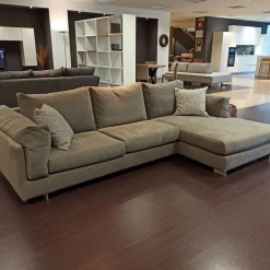 Divani letto con penisola Zeno a PREZZO OUTLET scontato del 33%^Biba Salotti Best