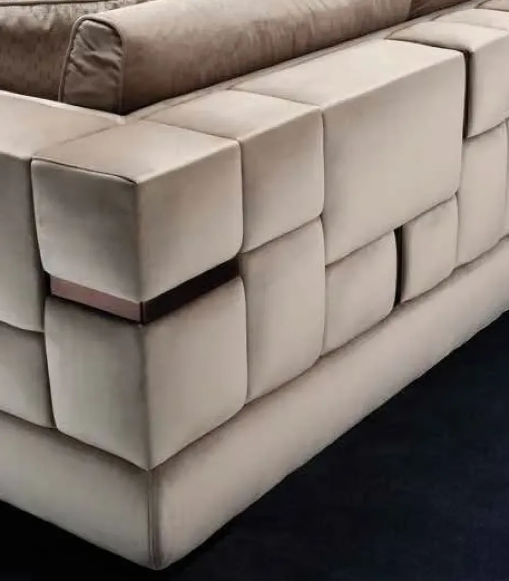 Divani letto con penisola Luxury sofa memory acciaio velluto ad un prezzo vantaggioso^Md work Online