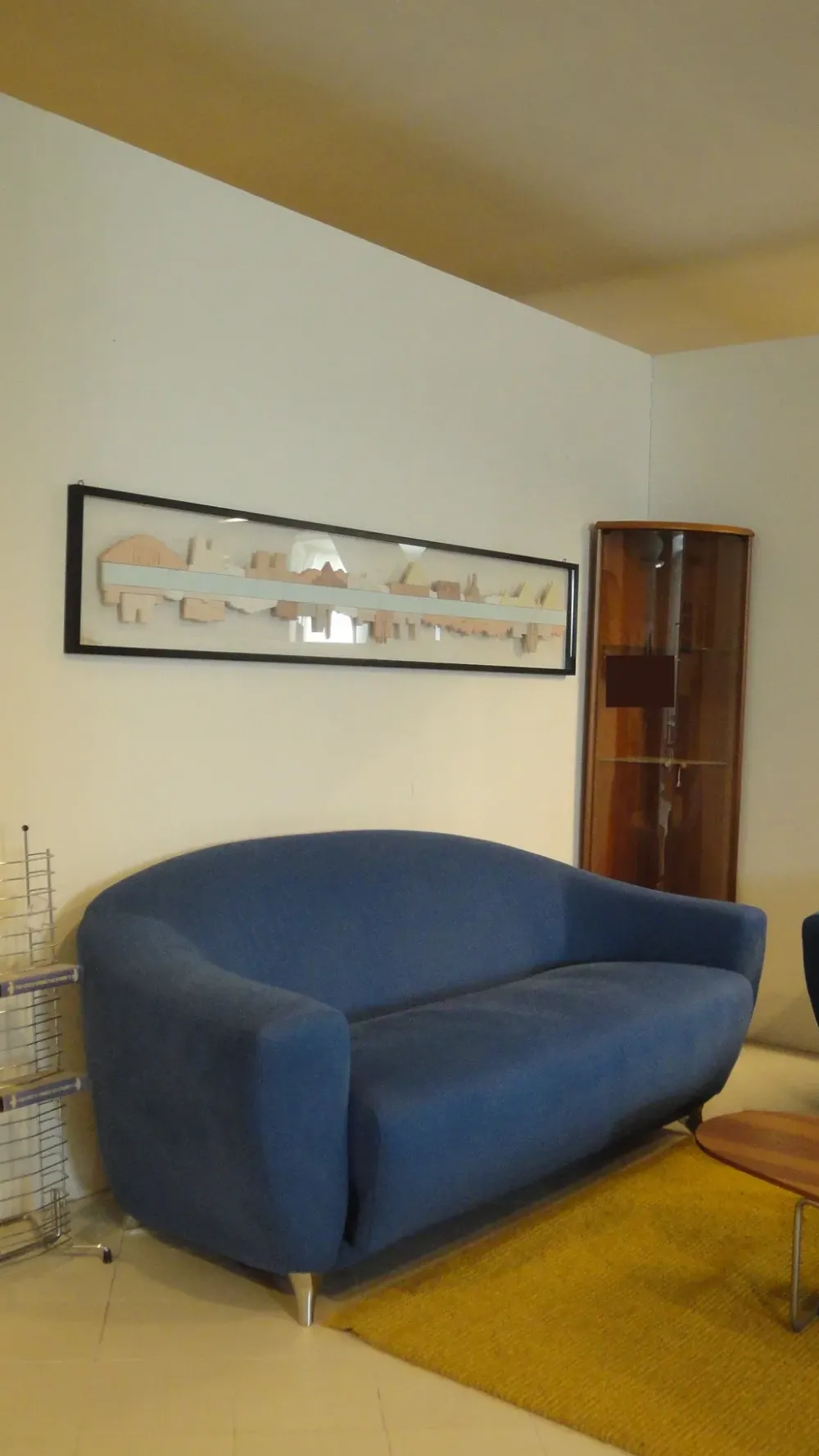 Outlet Divani modello Oriente in microfibra blu scontati del -50% Divani