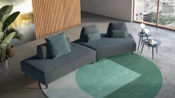 Outlet Divano a 5 posti modello Simply di a prezzo riservato Divani