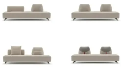 Outlet Divano a 5 posti modello Simply di a prezzo riservato Divani