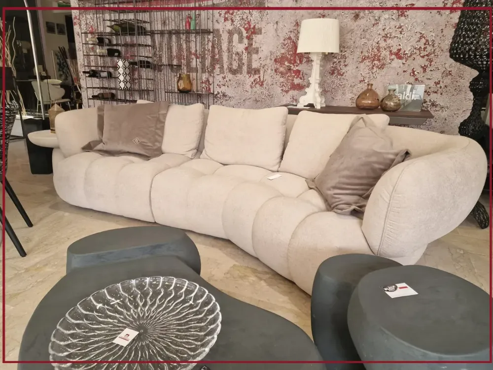 Franco Ferri Divano Abbracci in Tessuto a prezzo ribassato- Divani