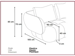 Franco Ferri Divano Abbracci in Tessuto a prezzo ribassato- Divani