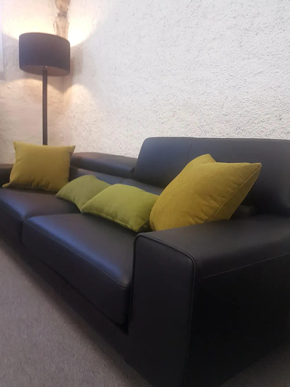 Outlet Divano Anderson in pelle premium SCONTO 33% Divani