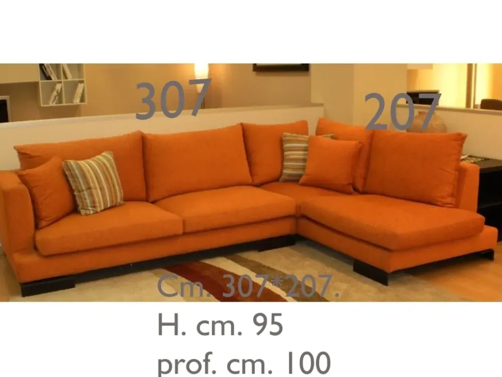 Artigianale Divano angolare Aliante con forte sconto- Divani