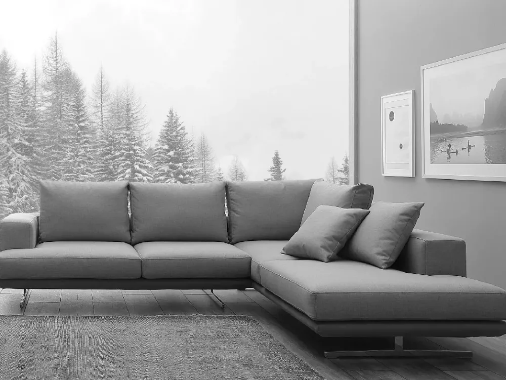 Crippa Salotti Divano angolare Alovun : con uno SCONTO ESCLUSIVO del 39%- Divani