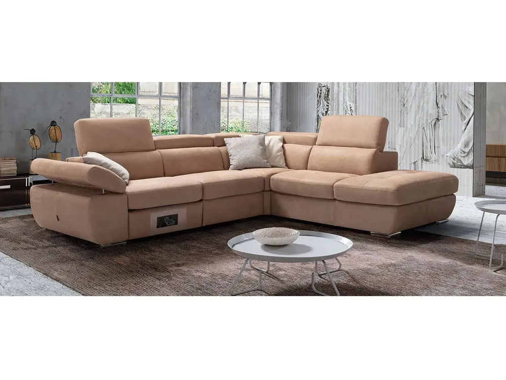 Sale Divano angolare Aurora a PREZZO OUTLET scontato del 50% Divani