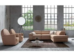 Sale Divano angolare Aurora a PREZZO OUTLET scontato del 50% Divani