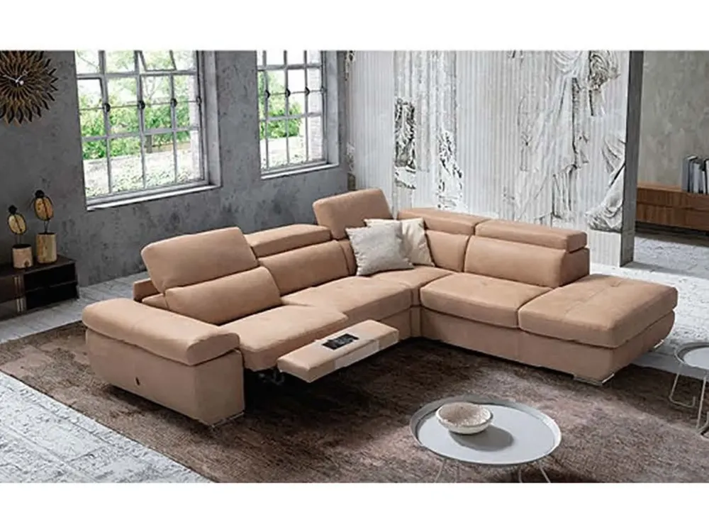 Sale Divano angolare Aurora a PREZZO OUTLET scontato del 50% Divani