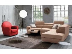 Sale Divano angolare Aurora a PREZZO OUTLET scontato del 50% Divani