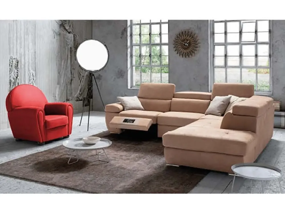 Sale Divano angolare Aurora a PREZZO OUTLET scontato del 50% Divani