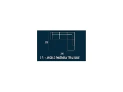 Sale Divano angolare Aurora a PREZZO OUTLET scontato del 50% Divani