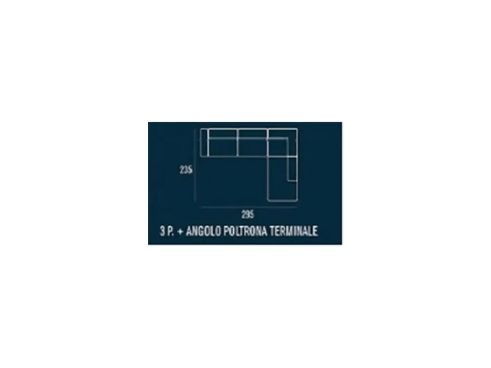 Sale Divano angolare Aurora a PREZZO OUTLET scontato del 50% Divani