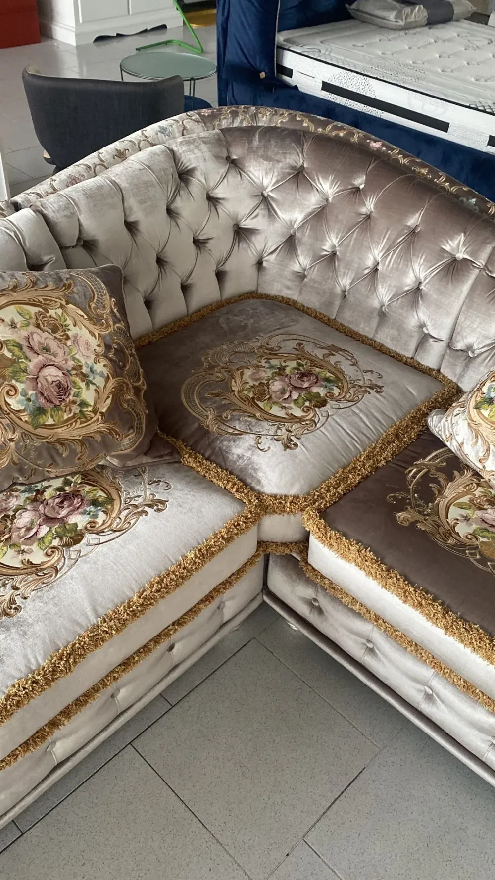 Md work Divano angolare Divano luxury principato di monaco in OFFERTA - 60%- Divani