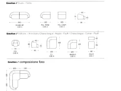 Musa Salotti Divano angolare Emotion ad un prezzo conveniente- Divani
