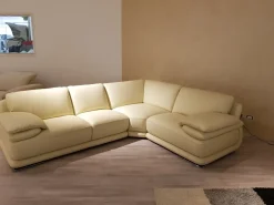 Hot Divano angolare in Pelle Atlantico Divani