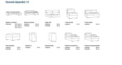 Online Divano angolare in poliuretano. Collez. esclusiva. Prezzo Outlet! Divani