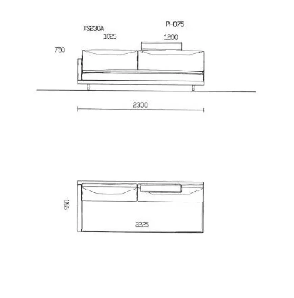 Poliform Divano angolare in Tessuto a prezzo scontato- Divani