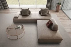 Divano angolare in Tessuto Lewis^Rizzetto