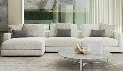 Flou Divano Angolare in Tessuto My place di- Divani