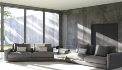 Flou Divano Angolare in Tessuto My place di- Divani