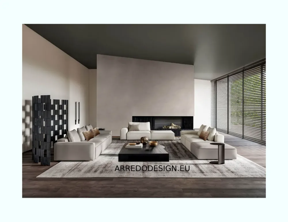 Best Divano Angolare in Tessuto sfoderabile Adam di Divani