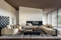 Best Divano Angolare in Tessuto sfoderabile Adam di Divani