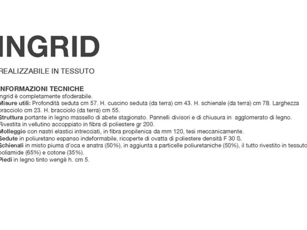 Outlet Divano angolare Ingrid : con uno SCONTO ESCLUSIVO del 29% Divani