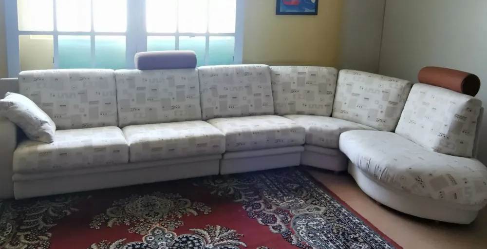 Outlet Divano Angolare modello Divano angolare di con forte sconto Divani