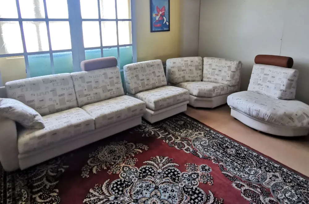 Outlet Divano Angolare modello Divano angolare di con forte sconto Divani