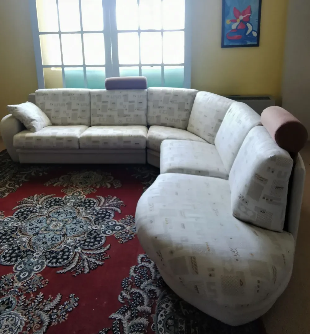 Outlet Divano Angolare modello Divano angolare di con forte sconto Divani